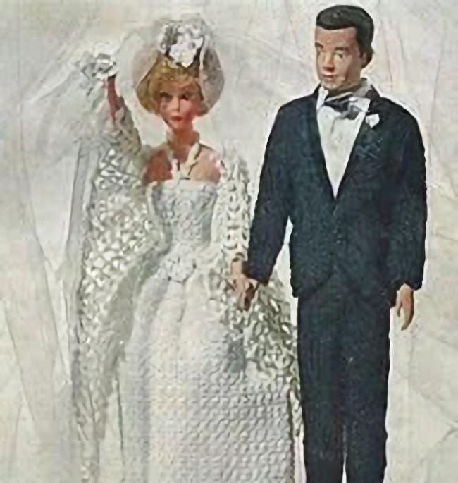 Vintage Knitting Pattern:  The Groom Fashion Doll Suit / Tuxedo for Ken (1965)