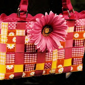 Vintage Sewing Pattern:  Ribbon Purse Bag