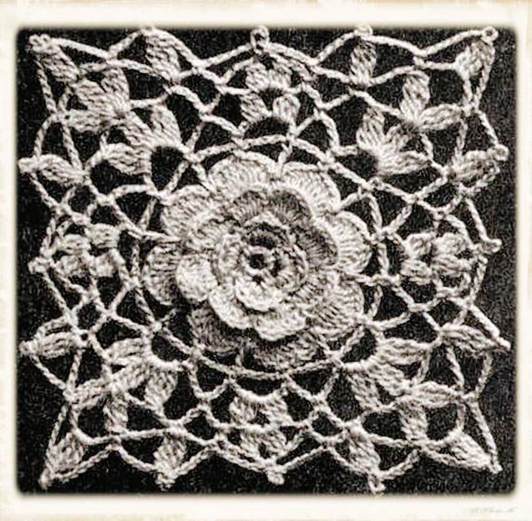 Vintage Crochet Pattern : Heirloom Victorian Cinderella Bedspread ...