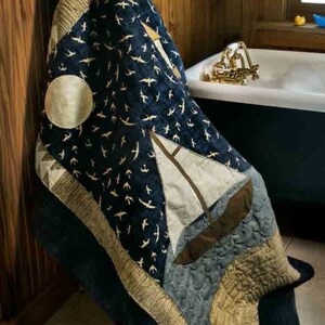 Vintage Sewing / Quilting Pattern: Patchwork Applique Sailboat and ...