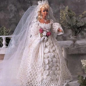barbie wedding dress crochet patterns free printable Free Crochet Barbie Doll Wedding Dress Patterns Barbie Crochet Ball Gown Patterns Free Hot Sale