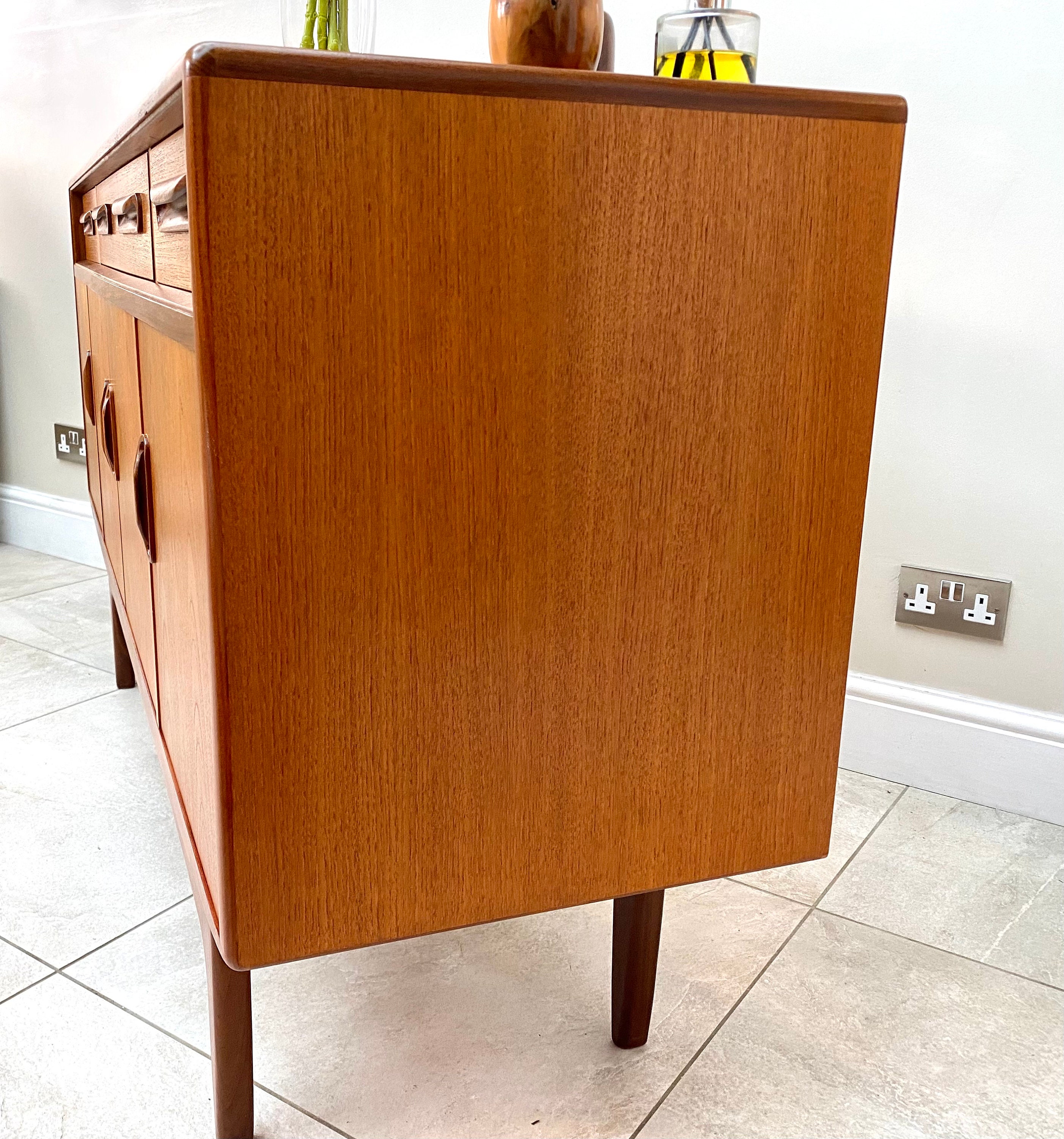 Vintage mid century G Plan Fresco Sideboard by E Gomme. Teak and