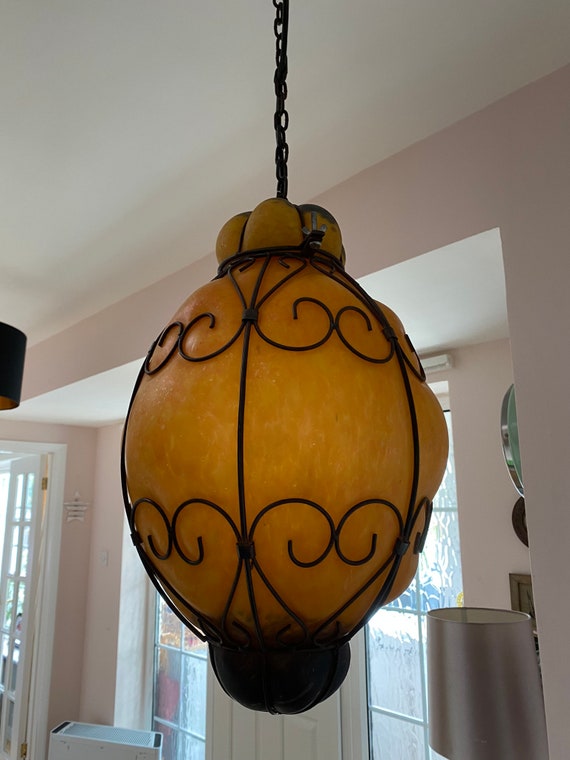 Large Three Light Iron Venetian Lantern Large Three Light Iron Venetian Lantern