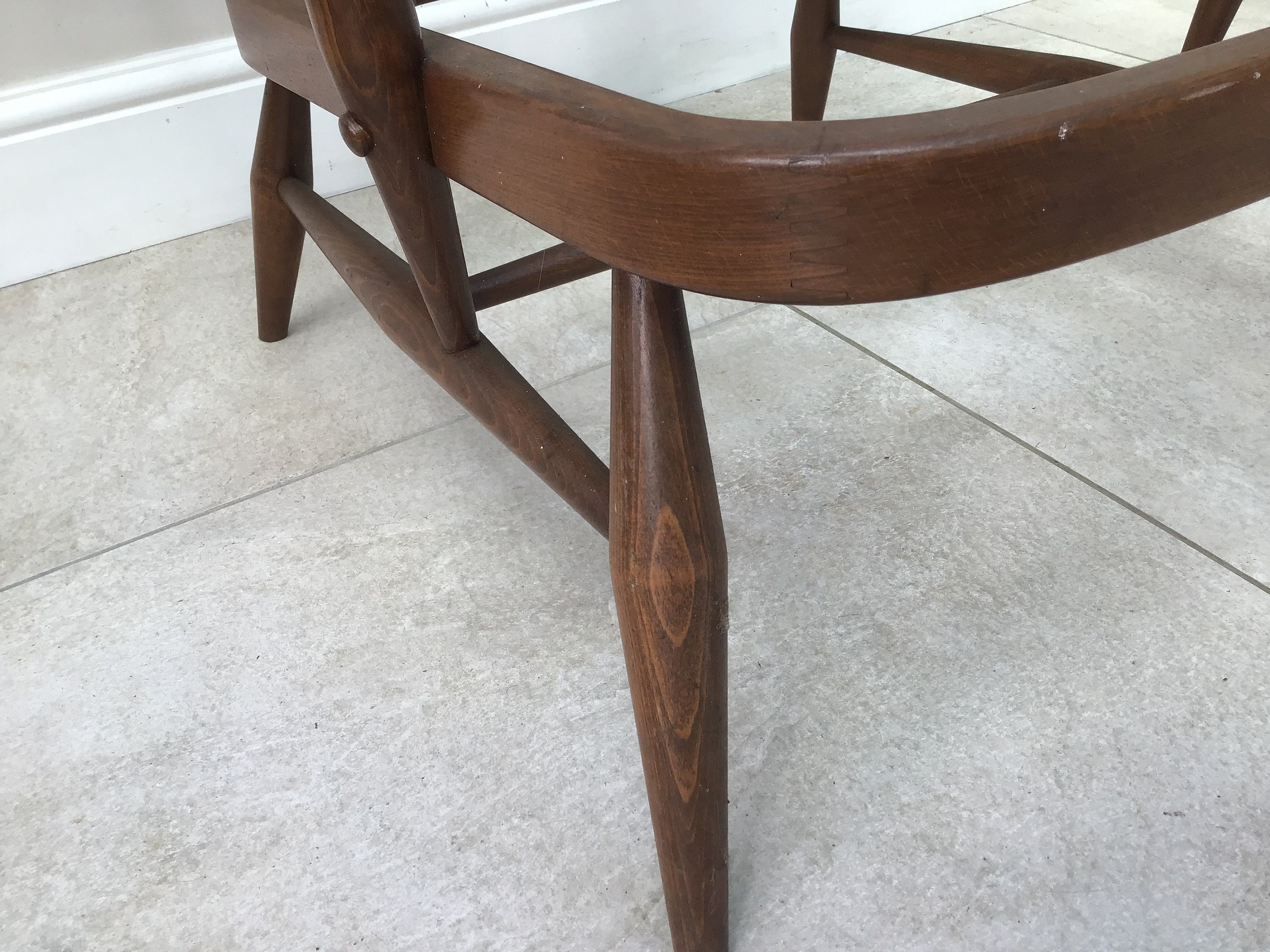 1960s Ercol Windsor Armchair In Golden Dawn For Restoration — My