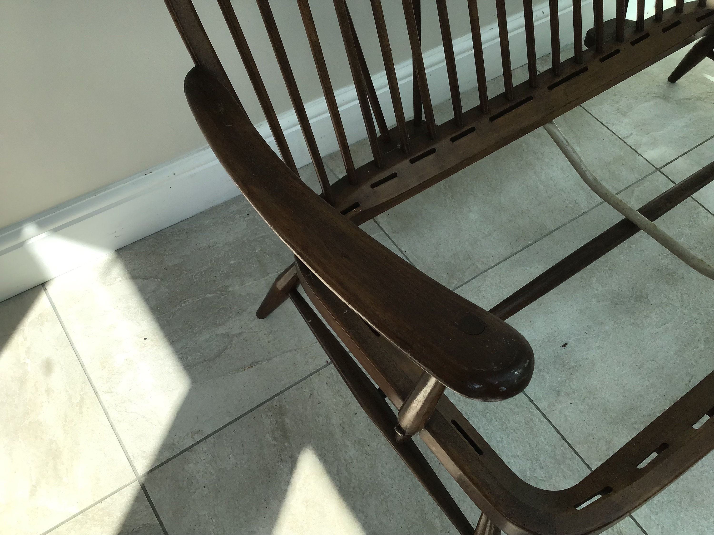 1960s Ercol Windsor Sofa In Golden Dawn For Restoration — My Vintage