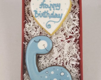 DINO & HEART-geschenkset met vanille- of geschenkverpakking