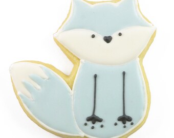 Polarfuchs : Arctic fox  aus Vanille- oder Schokokeks, personalisierbar
