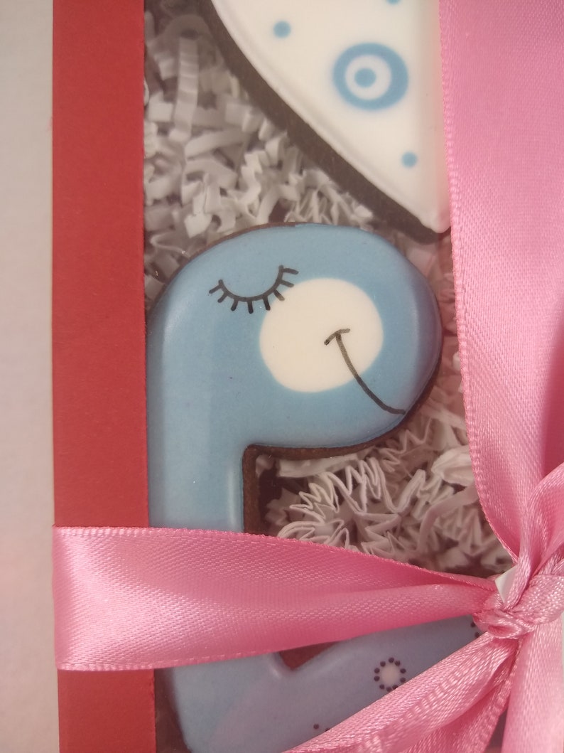 DINO & HEART Geschenk-Set aus Vanille- oder Schokokeks im Geschenkkarton image 3