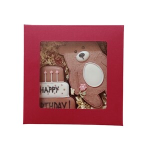 Geburtstag-Keksgeschenkset. Personalisierbar. Geschenkkarton: 15*15 cm bild 4