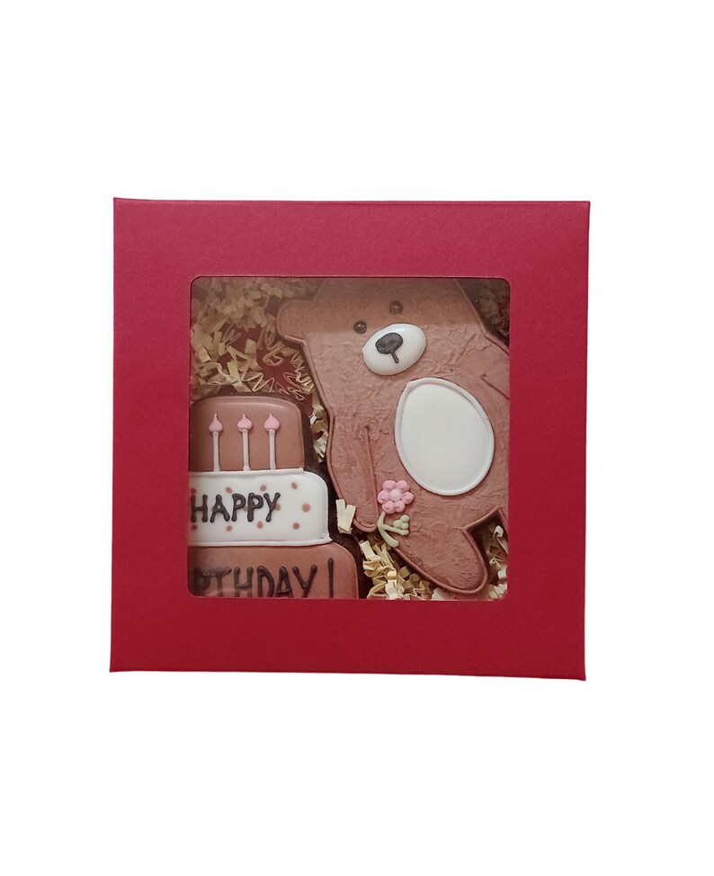 Geburtstag-Keksgeschenkset. Personalisierbar. Geschenkkarton: 15*15 cm bild 4
