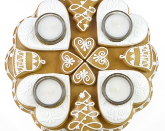 Adventskranz aus Lebkuchen 26 cm / 850 g