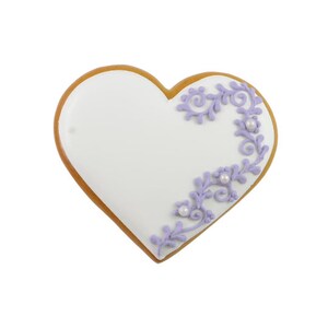 Essbare Tischkarte, Platzkarte, handgemachtes Gastgeschenk aus Lebkuchen zur Hochzeit