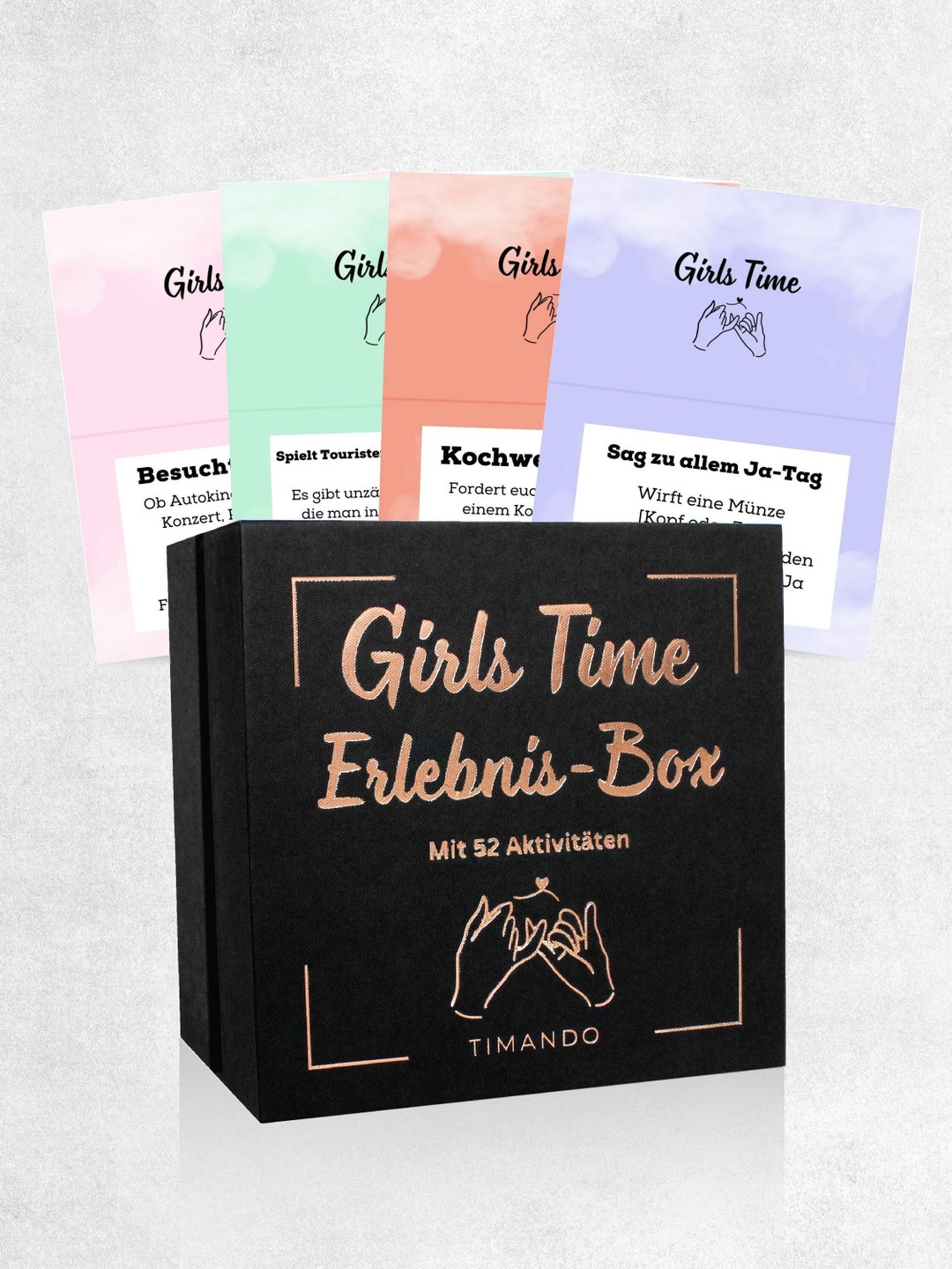 Geschenk beste Freundin Erlebnis Box Girls Time 52 Unternehmungen für
