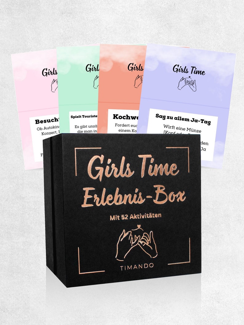 Geschenk für beste Freundin - Eine Box mit 52 Aktivitäten
