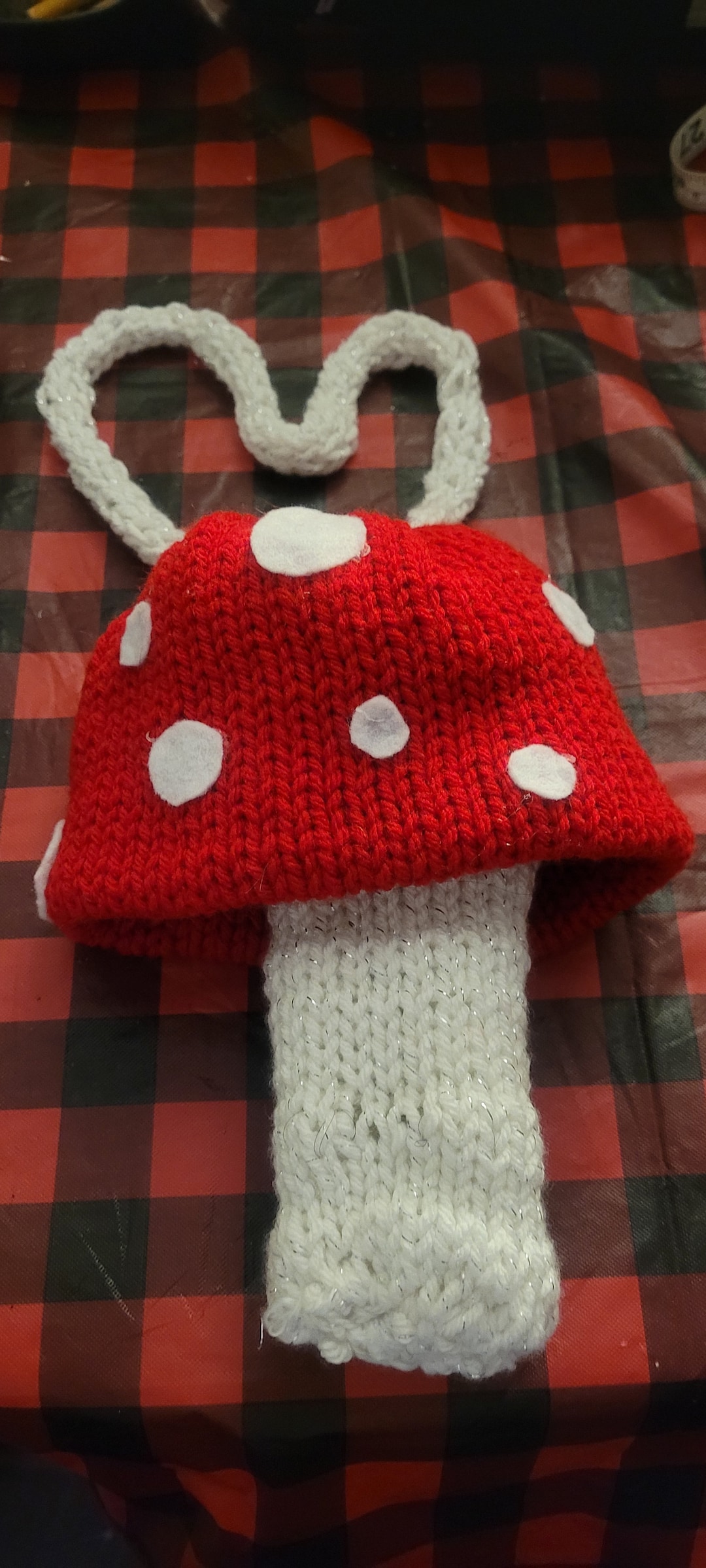Knit Mushroom Bag Etsy