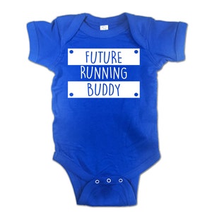 Future Running Buddy Creeper, Running Bodysuit, Marathon creeper, Jogging Creeper Blauw