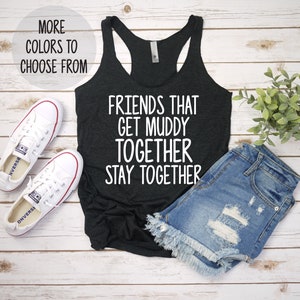 In It for the Long Run Bachelorette Party Running Muscle Tanks