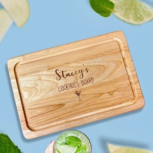 Personalised Cocktail Board | Bar Gifts