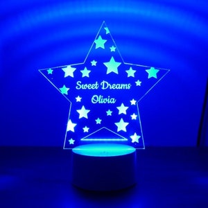 Star Night Light | Kids Bedroom Decor | Children&#39;s Lights | Kids Bedrooms | Night Lamps | New born gifts | Babys Room Decor