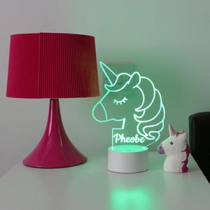 Unicorn Night Light Kids Bedroom Decor Children's Lights Kids Bedrooms image 5