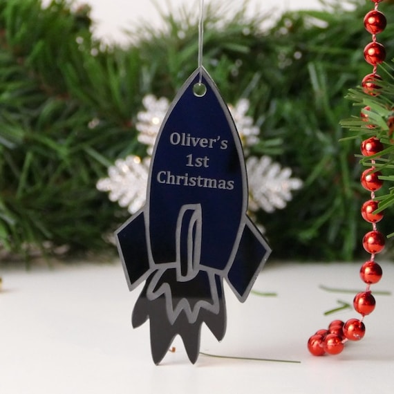 Personalised Boys Christmas Tree Decoration Boys My First
