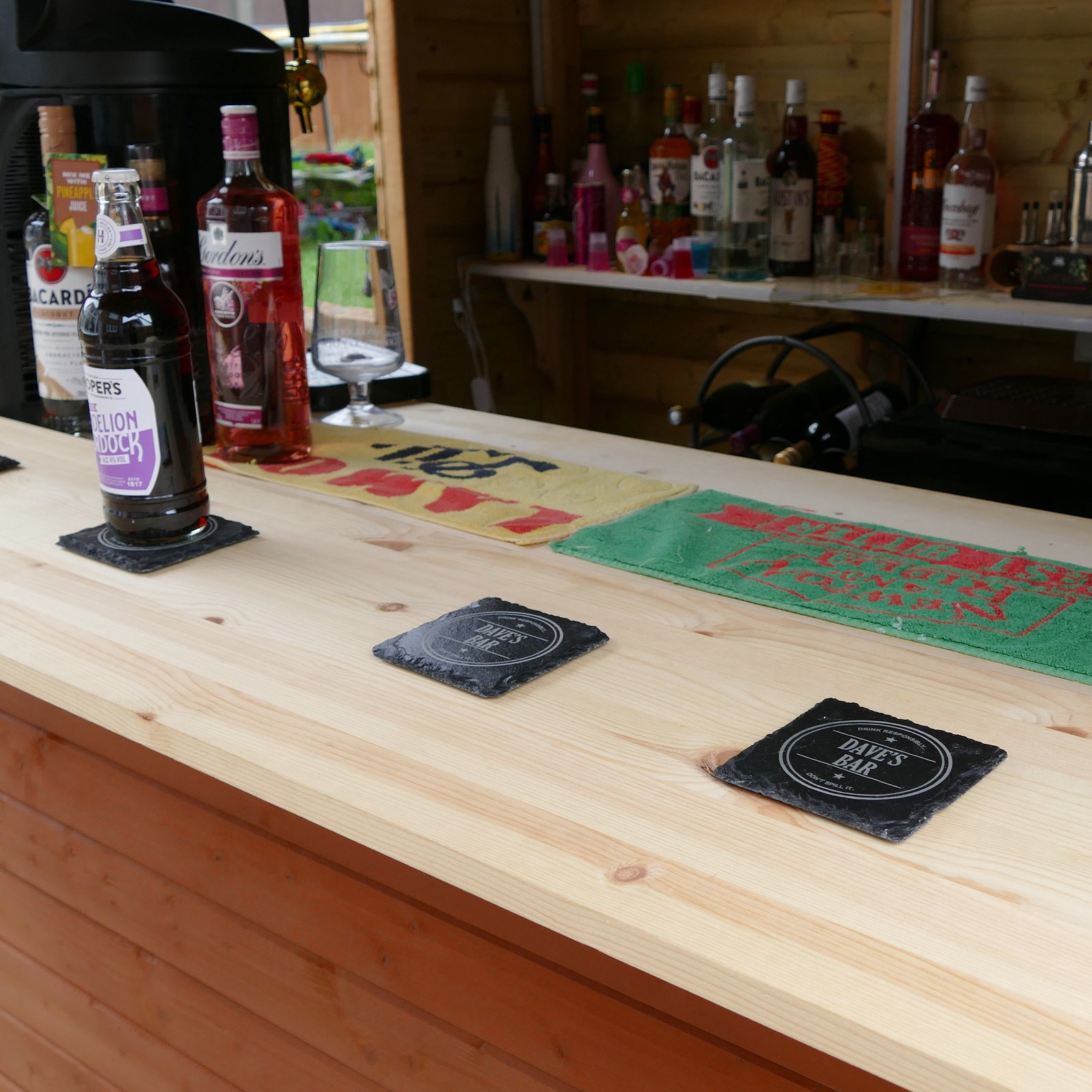 Personalised Bar Coasters Home Bar Gifts Set of 4 Bar Etsy