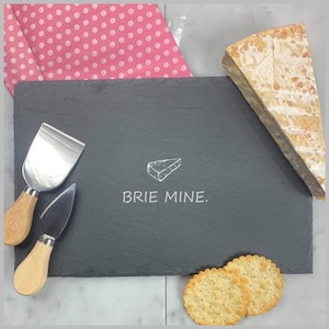 Brie Mine Cheeseboard | Slate Cheeseboard Serving Platter