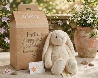 Personalised 1st Birthday Bunny | First Birthday Gift