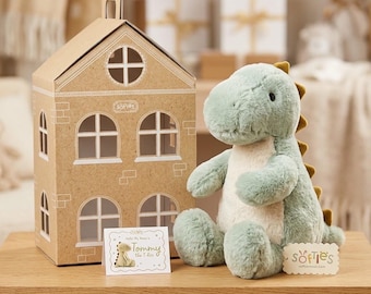 Personalised ‘Tommy T-Rex’ Dinosaur Teddy | Welcome to The World - New Born Gift