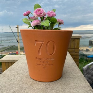 Personalised Birthday Flower Pot