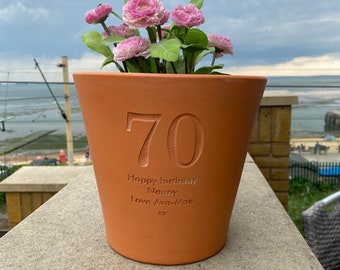 Personalised Birthday Flower Pot