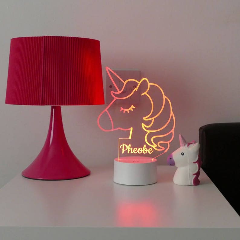 Unicorn Night Light Kids Bedroom Decor Children's Lights Kids Bedrooms image 7