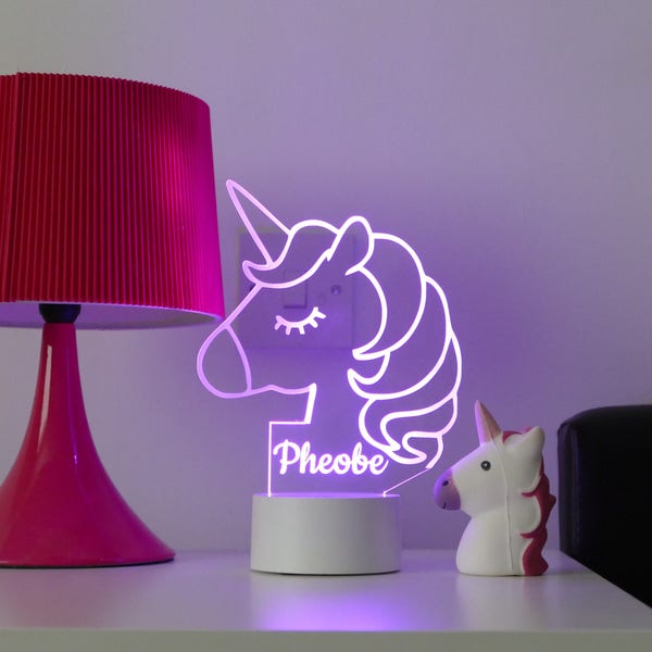 Unicorn Night Light | Kids Bedroom Decor | Children's Lights | Kids Bedrooms