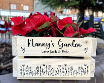 Personalised Nanny's Garden Flower Pot | Nanny Gifts | Garden Gifts | Nan Flower Pot