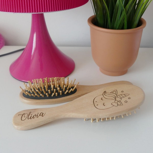 Unicorn Hairbrush | Personalised Hairbrush | Personalised Unicorn Gifts