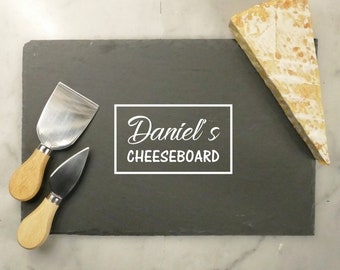 Personalised Slate Cheeseboard | Personalised Name Cheese Serving Platter
