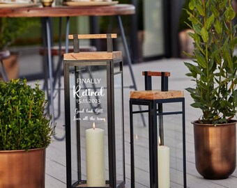 Garden Lantern Retirement Gift - Personalised Retirement Gift