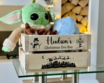 Personalised Christmas Eve Box Crate