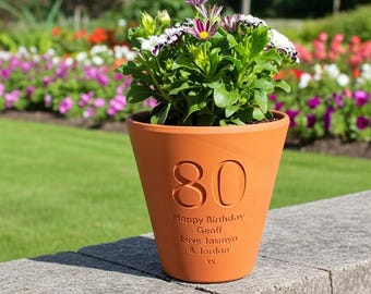 Personalised Birthday Flower Pot