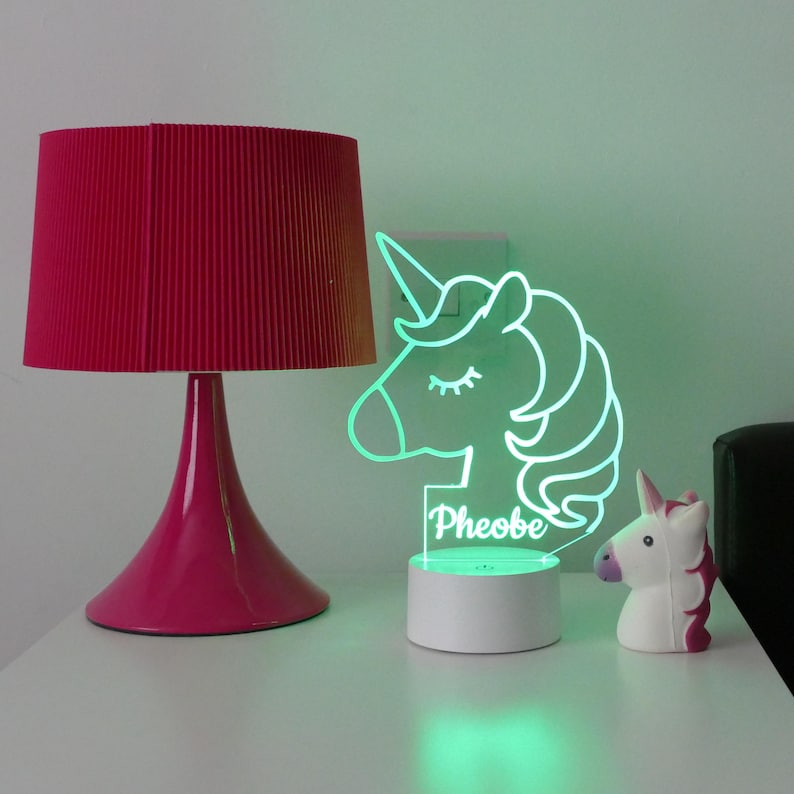 Unicorn Night Light Kids Bedroom Decor Children's Lights Kids Bedrooms image 3