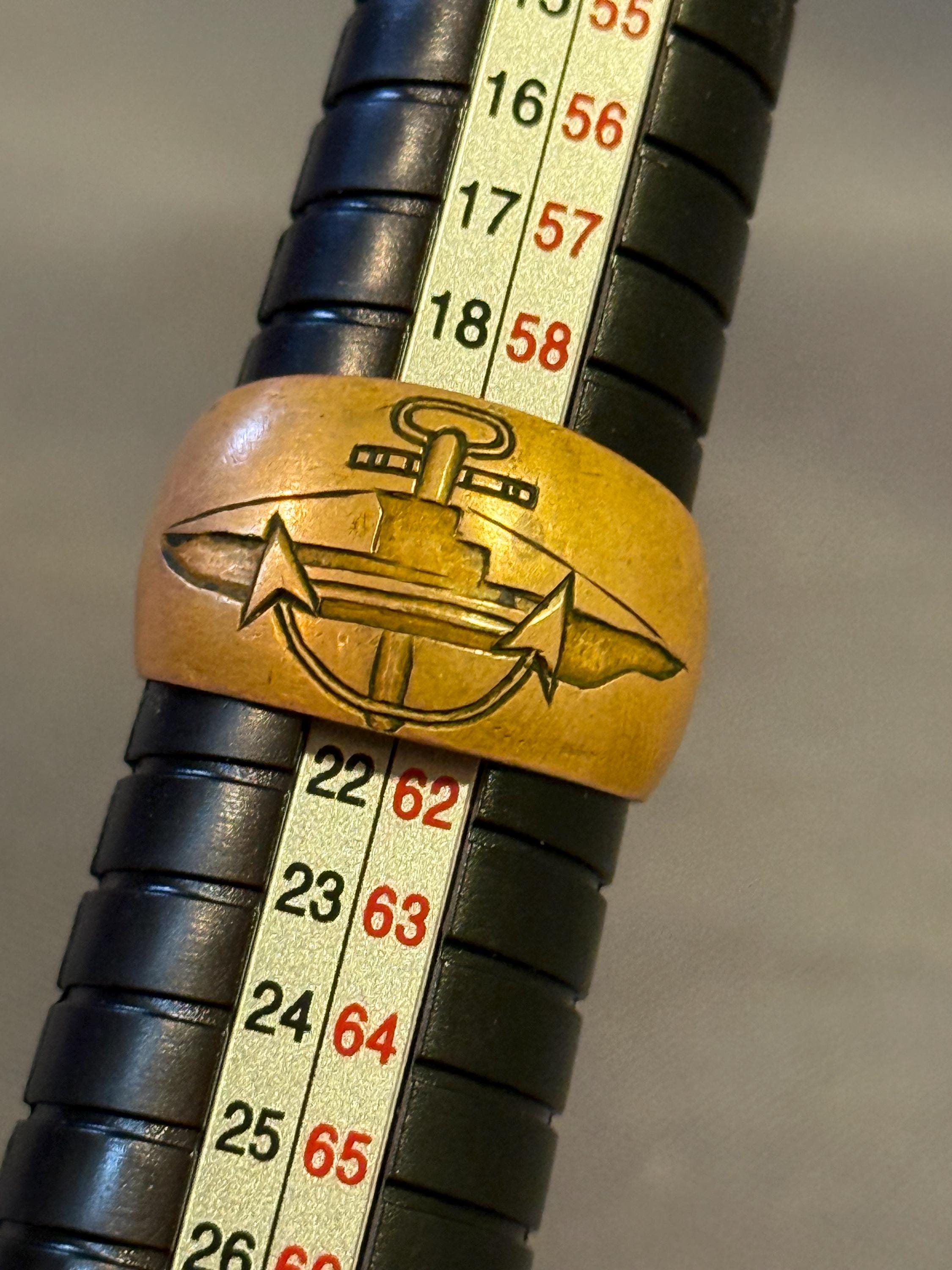 Vintage Wwii Navy Ring - Etsy