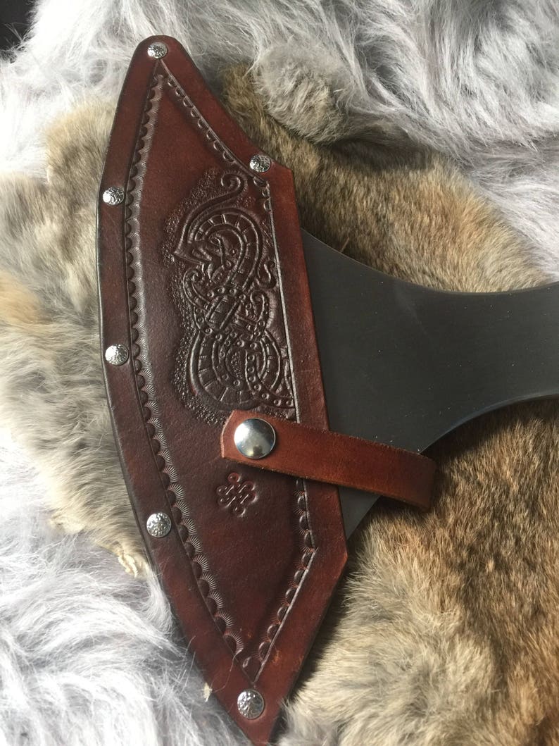 Cold Steel Large Axe blade cover Viking Norse Celtic Etsy