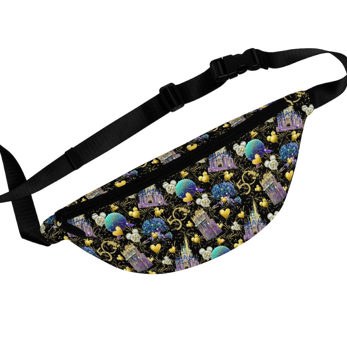 Disney 50th Celebration Fanny Pack Etsy