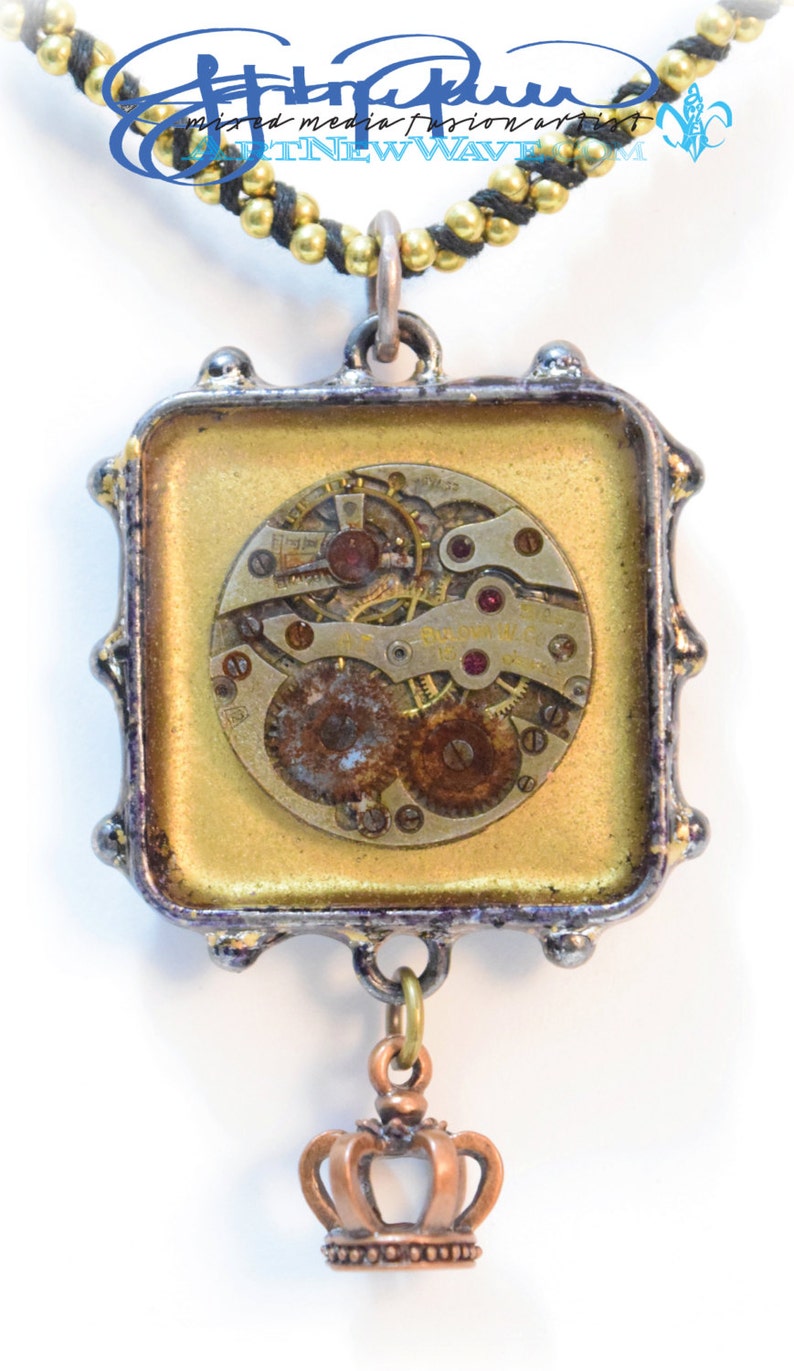 Mixed Media Jewelry Steampunk 1 Etsy