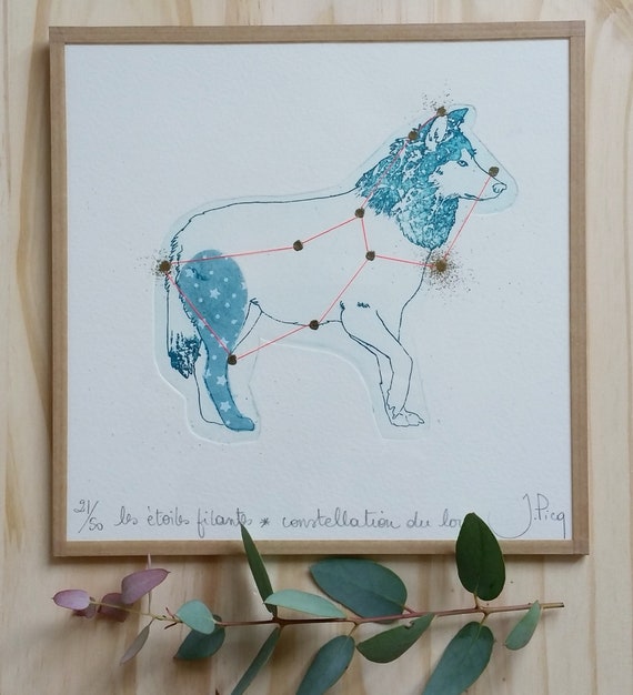 Constellation of the Wolf - framed