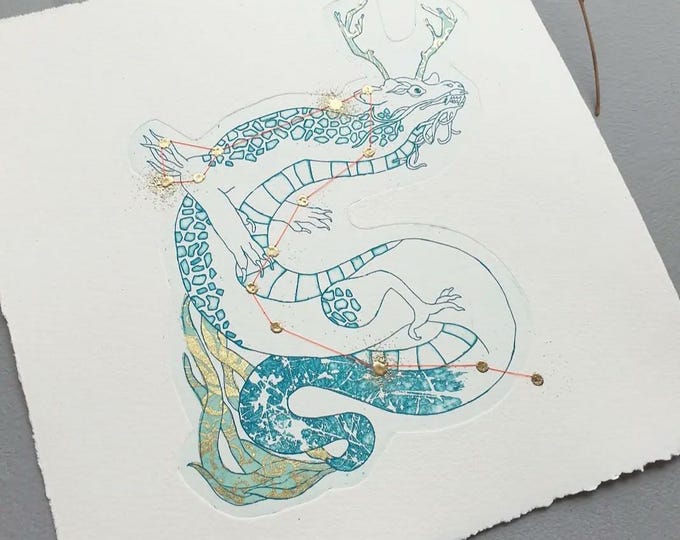 Constellation du Dragon - encadré - encadré
