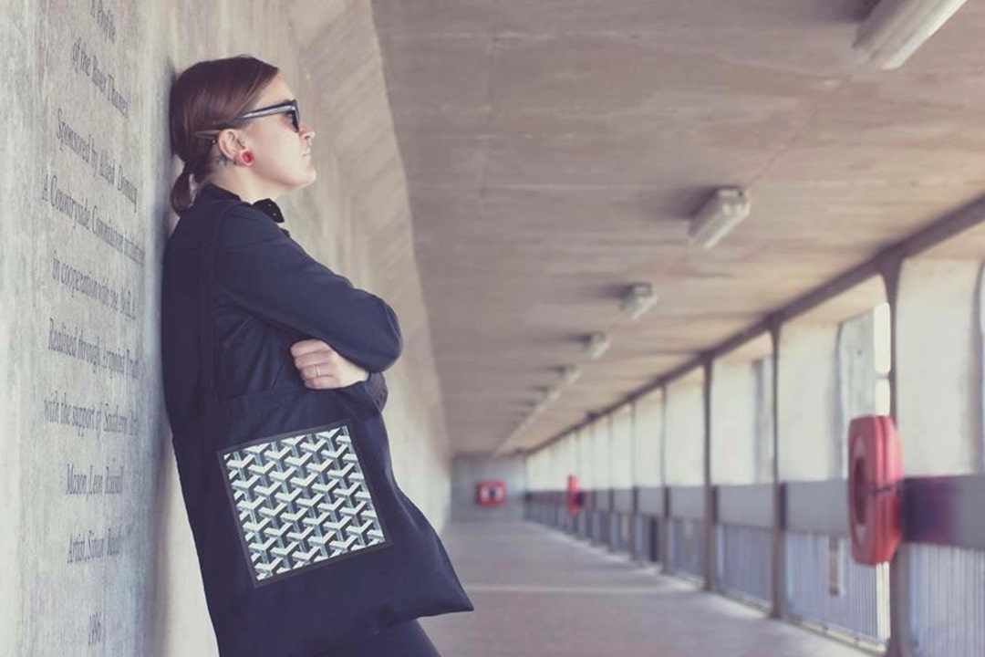Sacred Geometry Black Tote Bag. - Etsy