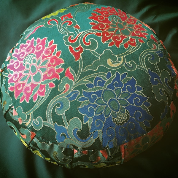 Tibetan Brocade Yoga Meditation Cushion