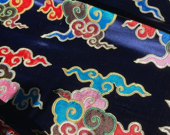 Tibetan Cloud Fabric , altar cloth.