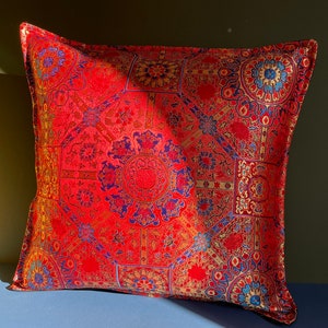 Red Tibetan Cushion